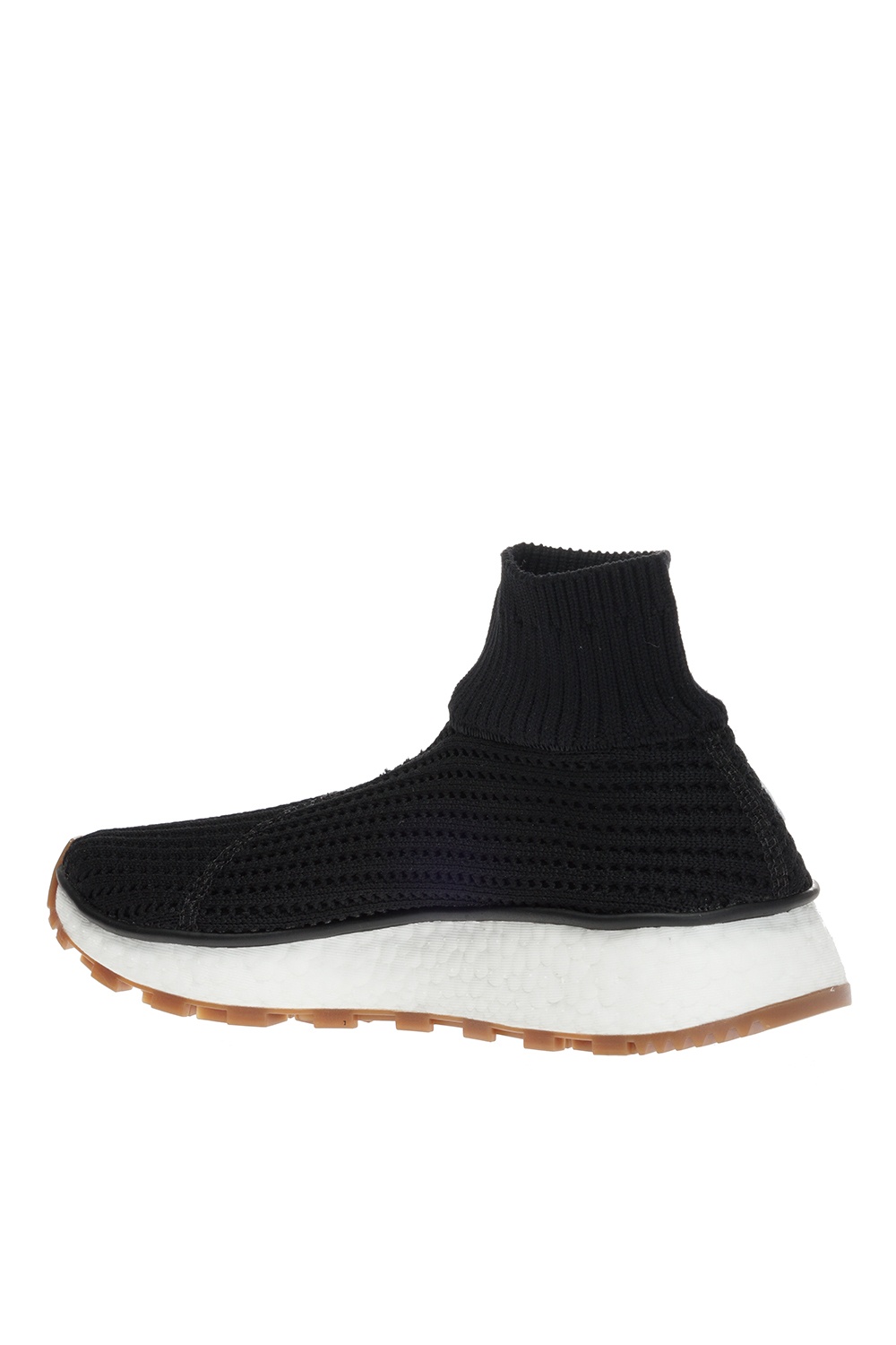 Black 'Run 'Clean' sneakers with sock ADIDAS by Alexander Wang